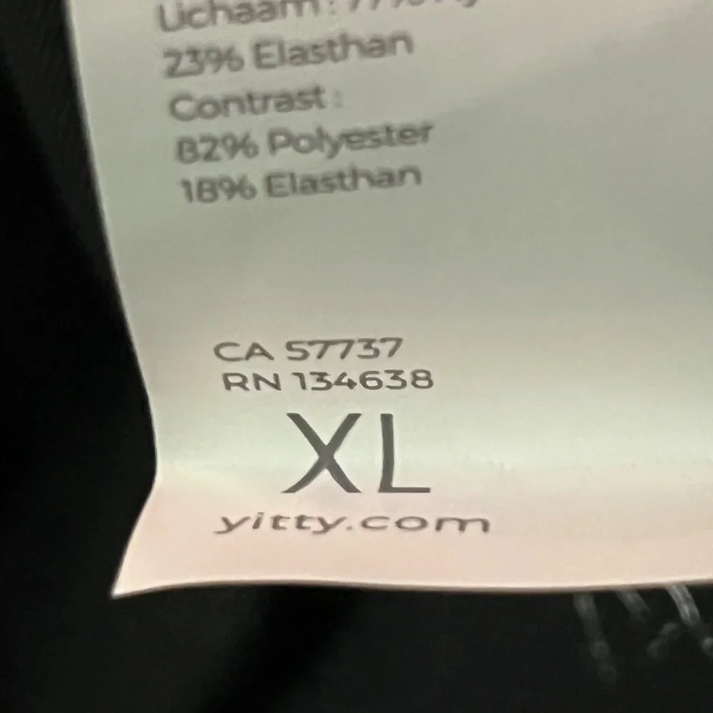 Yitty Sports Bralette Womens XL New Green Black Pullover Stretch Comfort - Picture 9 of 16